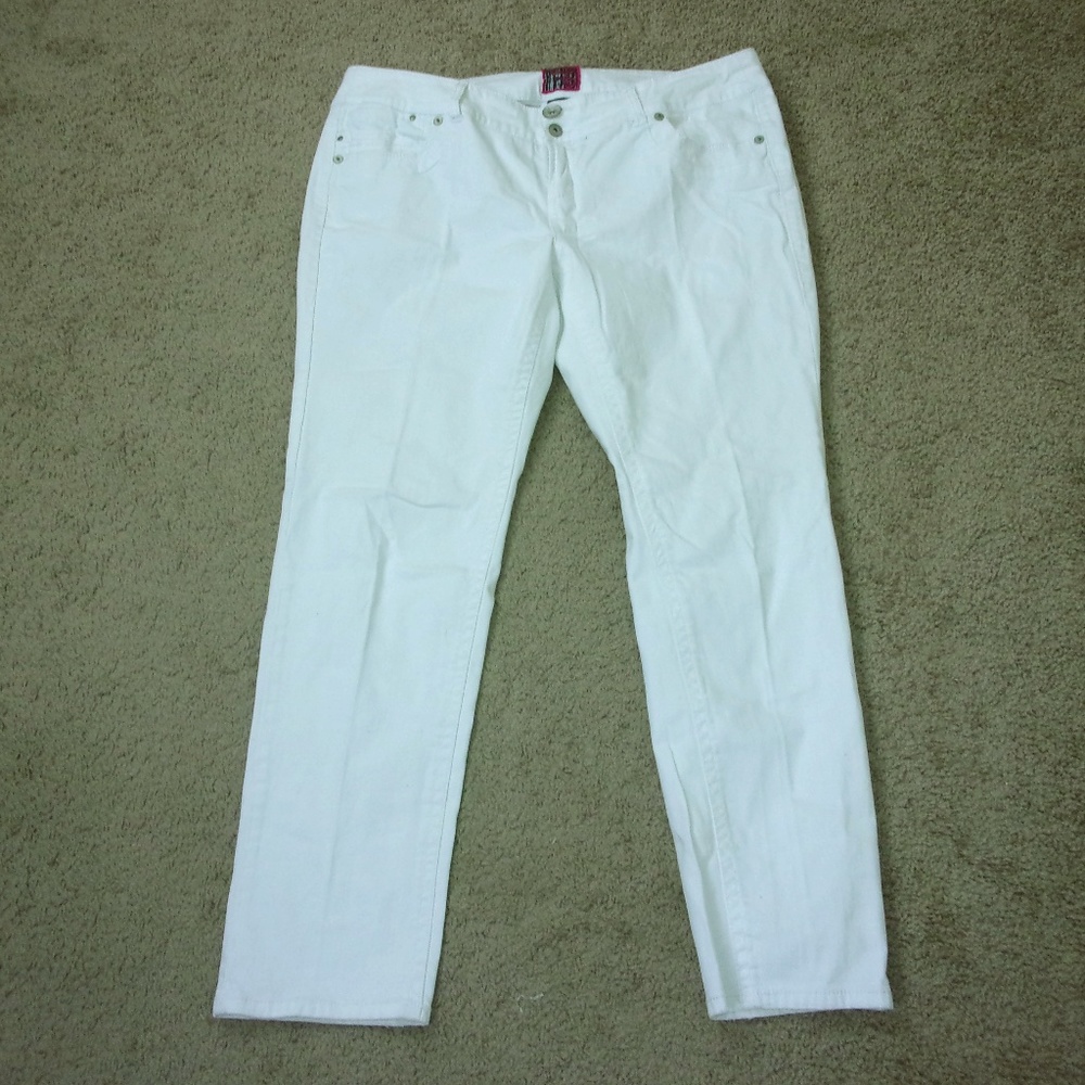 Torrid Denim White Jeans Skinny 18